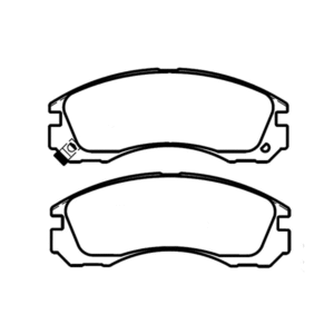 Front Brake Pad set - Disc Brake WVA 21363 D530, Compatible with MITSUBISHI CITROEN DODGE EAGLE