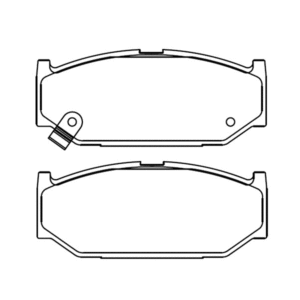 Front Brake Pad set - Disc Brake D1614, Compatible with CHANGAN (CHANA) SUZUKI SUZUKI (CHANGAN)