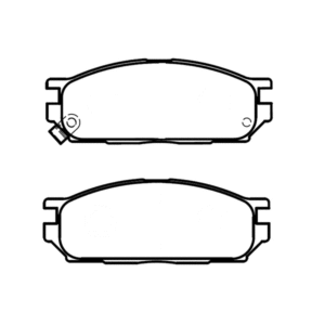 Front Brake Pad set - Disc Brake D534, Compatible with MITSUBISHI DODGE EAGLE