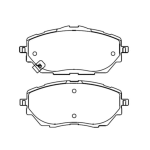 Front Brake Pad set - Disc Brake WVA 22782 D2065, Compatible with TOYOTA