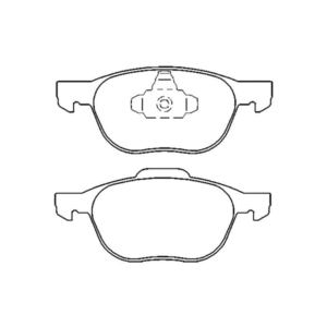 Front Brake Pad set - Disc Brake WVA23723 D1044, Compatible with MAZDA FORD VOLVO