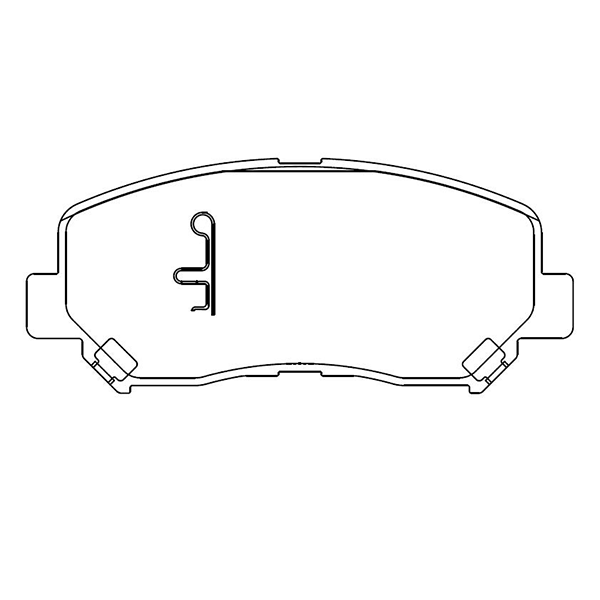Front Brake Pad set - Disc Brake WVA25564 D1623, Compatible with MAZDA MAZDA (CHANGAN)