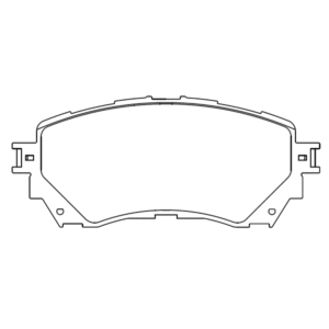 Front Brake Pad set - Disc Brake WVA25725 D1711, Compatible with MAZDA MAZDA (FAW)