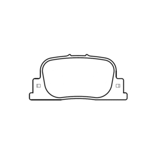 Rear Brake Pad set - Disc Brake WVA23590 D1835, Compatible with TOYOTA TOYOTA (FAW) BYD GEELY GLEAGLE (GEELY) LIFAN